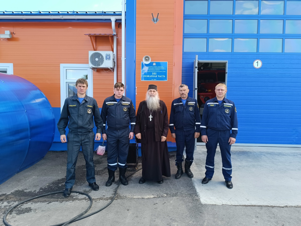 Помощник благочинного Ветлужско-Уренского округа по взаимодействию с силовыми структурами встретился с сотрудниками пожарной части