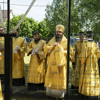 Епископ Городецкий и Ветлужский Парамон совершил чин основания храма святителя Луки Крымского в р.п. Первомайский