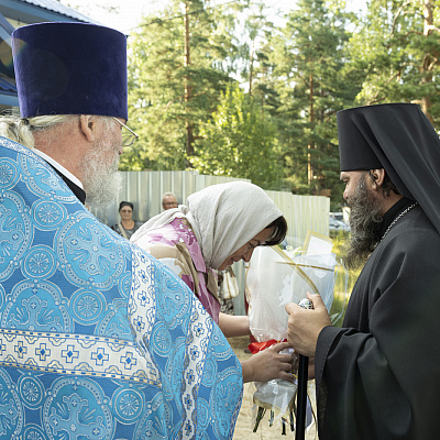 Епископ Городецкий и Ветлужский Парамон совершил малое освящение храма Успения Божией Матери в г. Заволжье