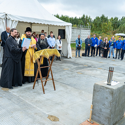 Епископ Городецкий и Ветлужский Парамон совершил закладку центра обработки данных ФНС России в Городце 