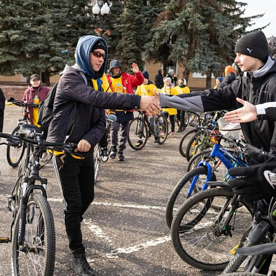 По благословению епископа Городецкого и Ветлужского Парамона 9 мая в Городецкой епархии стартовал традиционный веломарафон "Наследники Побед"