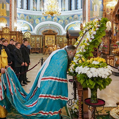 В Александро-Невском кафедральном соборе Нижнего Новгорода в канун престольного праздника совершено всенощное бдение