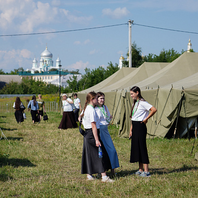 Завершает работу палаточный городок для паломников, прибывших на Дивеевские торжества