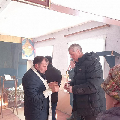 Великопостная встреча в деревне Зубово Семеновского благочиния 