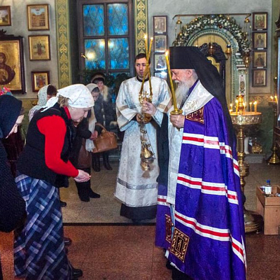 В канун праздника Крещения Господня, епископ Городецкий и Ветлужский Августин совершил всенощное бдение 