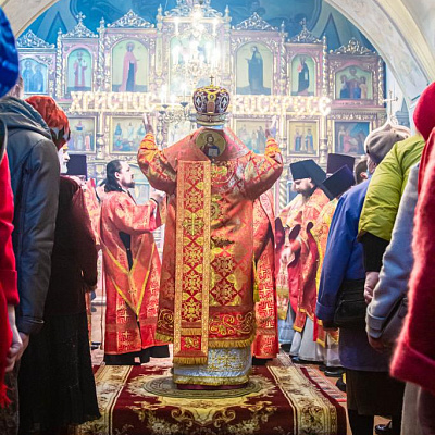 Епископ Городецкий и Ветлужский Августин совершил Божественную литургию в Ветлуге