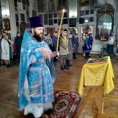 В дар Воскресенскому Собору р. п. Воскресенское передана икона «Умиление»