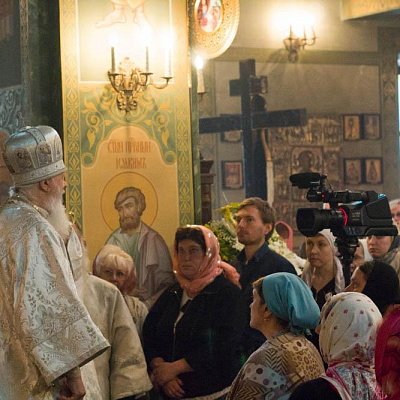 В праздник Преображения Господня епископ Городецкий и Ветлужский Августин совершил Божественную литургию 