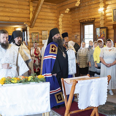 Епископ Городецкий и Ветлужский Парамон совершил Великое освящение храма в честь святого пророка Божия Илии п. Уста