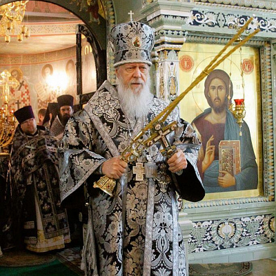 В Великую Субботу епископ Августин совершил Божественную литургию свт. Василия Великого в кафедральном соборе иконы Божией Матери Феодоровская города Городец