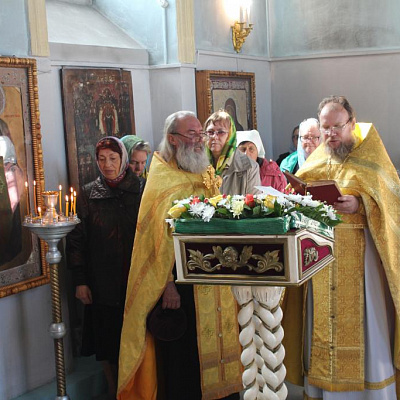 Праздничная литургия в день перенесения мощей святого благоверного великого князя Александра Невского в Семенове