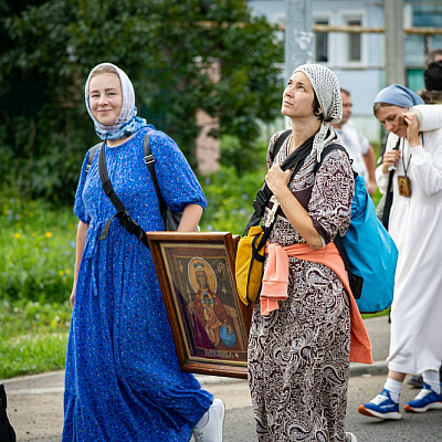 Завершился традиционный Крестный ход "Городец - Дивеево"