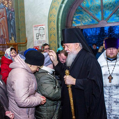 В навечерие Богоявления (Крещенский сочельник), епископ Городецкий и Ветлужский совершил Божественную литургию