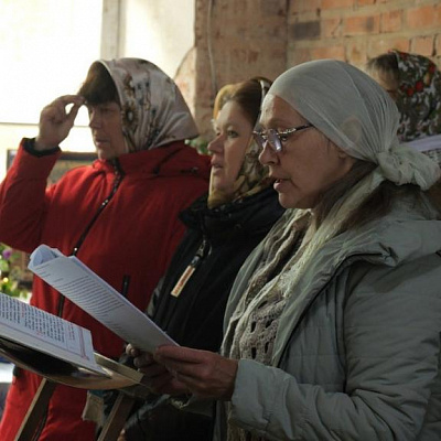 Праздник Троицы в д. Богоявление