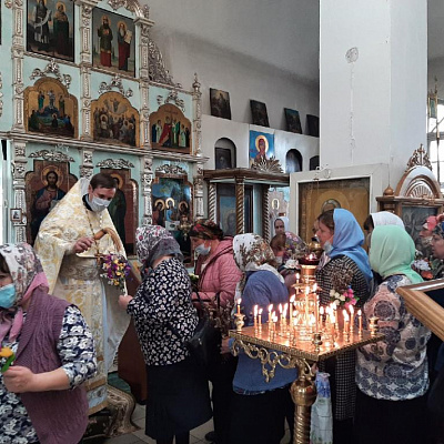 Праздничное богослужение в честь Входа Господня в Иерусалим в Шаранге