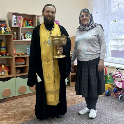 Клирик Нижегородского благочиния освятил детский сад № 445 в Нижнем Новгороде