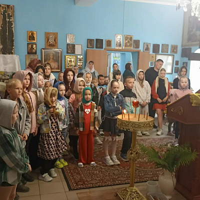 Экскурсия для школьников в храме Рождества Пресвятой Богородицы села Хохлома Ковернинского округа