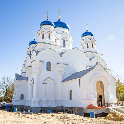 Управляющий Лысковской епархией ознакомился с ходом работ по строительству кафедрального собора в Лукоянове