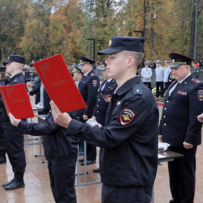 Клирики Нижегородской епархии приняли участие в церемонии приведения к присяге курсантов академии МВД России
