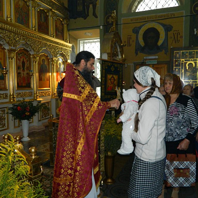 11.9.2014-Божественная литургия в день трезвости в храме Покрова Пресвятой Богородицы