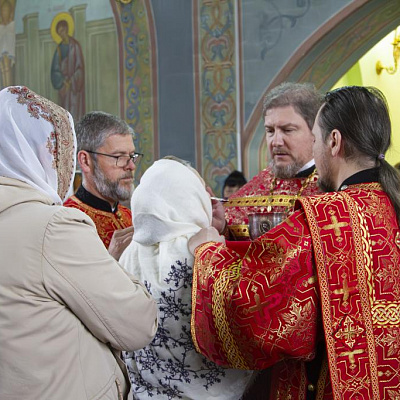 11 сентября 2023 года, в праздник Усекновения главы Пророка, Предтечи и Крестителя Господня Иоанна, епископ Городецкий и Ветлужский Парамон совершил Божественную литургию 