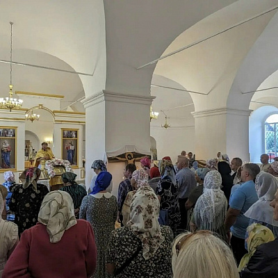 В Казанском храме села Богородское Воскресенского благочиния состоялись торжества в честь престольных праздников