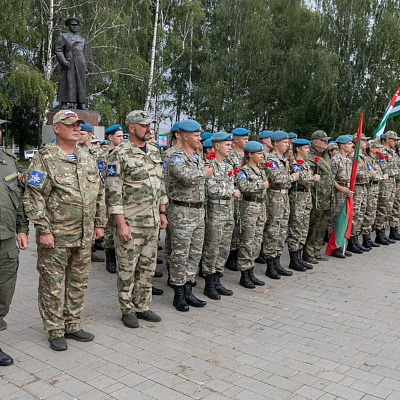 Священнослужитель выступил на открытии IV международной смены военно-патриотического лагеря «Хочу стать десантником»