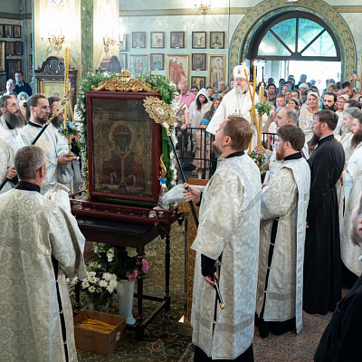 В Городце состоялись проводы чудотворной иконы Божией Матери «Феодоровская», которая впервые прибыла на Городецкую землю за более чем семь с половиной веков