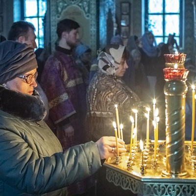 В Неделю 2-ю Великого поста епископ Городецкий и Ветлужский Августин совершил Божественную литургию в Феодоровском кафедральном соборе