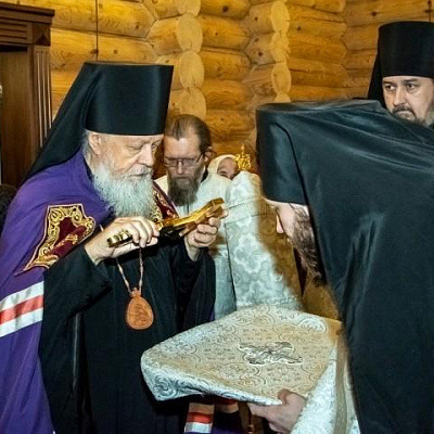Епископ Городецкий и Ветлужский Августин совершил Чин освящения храма в селе Строчково Городецкого района