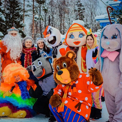 Рождественская елка в селе Светлом