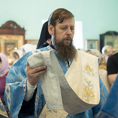 Епископ Городецкий и Ветлужский Парамон совершил малое освящение храма Успения Божией Матери в г. Заволжье