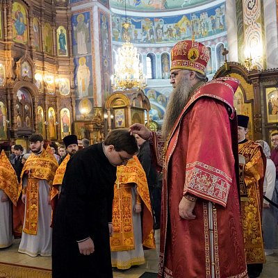 Управляющий Нижегородской епархией совершил Божественную литургию в Александро-Невском кафедральном соборе Нижнего Новгорода
