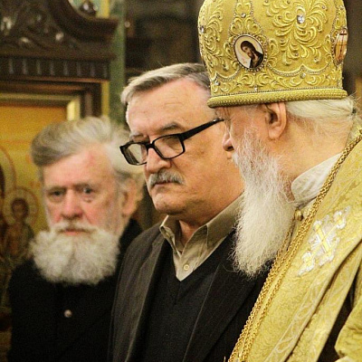 Епископ Городецкий и Ветлужский Августин совершил Божественную литургию в Городецком Феодоровском мужском монастыре