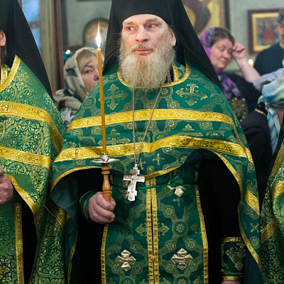 В праздник Входа Господня в Иерусалим епископ Городецкий и Ветлужский Августин совершил Божественную литургию в Городце