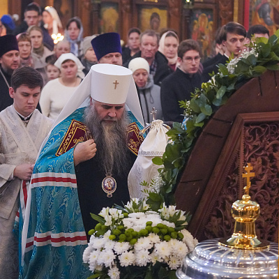 В праздник Крещения Господня митрополит Георгий возглавил Божественную литургию в Александро-Невском кафедральном соборе Нижнего Новгорода