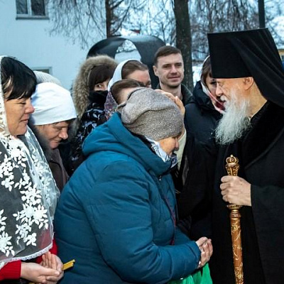 В день Обрезания Господня епископ Городецкий и Ветлужский Августин совершил Божественную литургию в Феодоровском кафедральном соборе