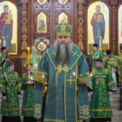 В день памяти преподобного Иоанна Дамаскина митрополит Георгий совершил Божественную литургию в Александро-Невском кафедральном соборе Нижнего Новгорода