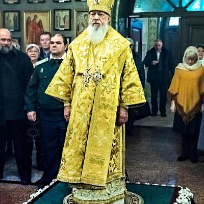 В день Обрезания Господня епископ Городецкий и Ветлужский Августин совершил Божественную литургию в Феодоровском кафедральном соборе