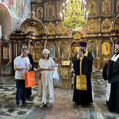 Участники XV межъепархиального молодежного велопробега «Дорога к храму» приехали в Павлово