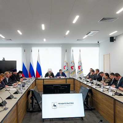 Состоялась рабочая встреча митрополита Нижегородского и Арзамасского Георгия и губернатора Нижегородской области Глеба Никитина