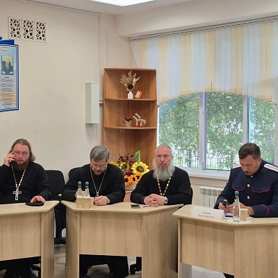Ответственный по взаимодействию с казачеством Нижегородской епархии принял участие в совете атаманов Волжского войскового казачьего общества в Пензе