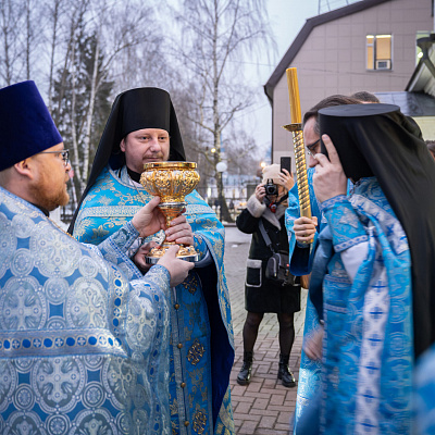 В Городце состоялась торжественная встреча ковчега с частицей Ризы Пресвятой Богородицы