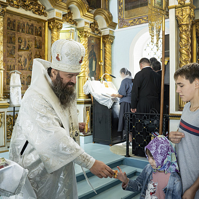 Епископ Городецкий и Ветлужский Парамон совершил Великое освящение храма Преображения Господня д. Сухаренки