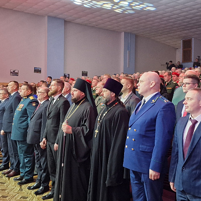 Епископ Филарет принял участие в торжественном мероприятии, посвященном Дню образования Инженерных войск России