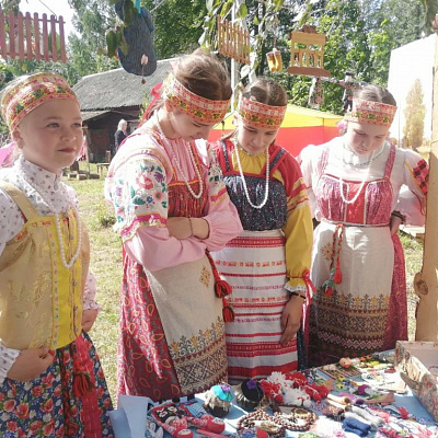 Праздник Троицы в д. Богоявление