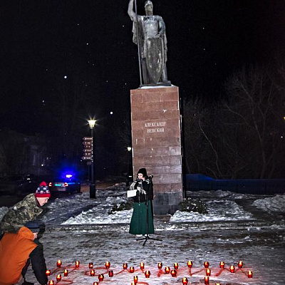 27 ноября, в день памяти святого благоверного великого князя Александра Невского в Городце традиционно прошло торжественное народное шествие