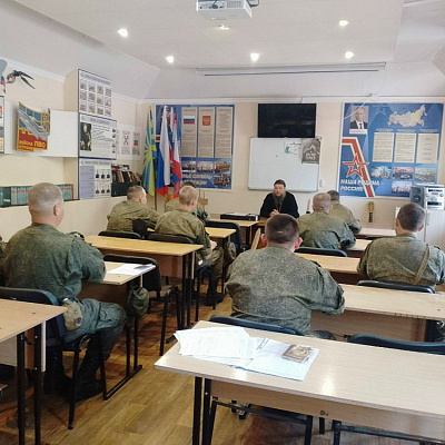Руководитель отдела по взаимодействию с вооруженными силами Городецкой епархии провел встречу с военнослужащими