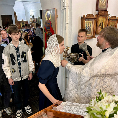 В храмах Сокольского благочиния прошли молебны перед экзаменами