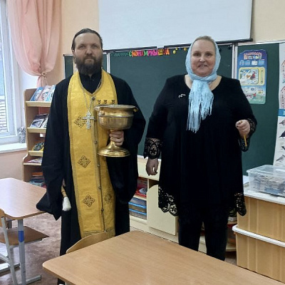 Клирик Нижегородского благочиния освятил детский сад № 445 в Нижнем Новгороде